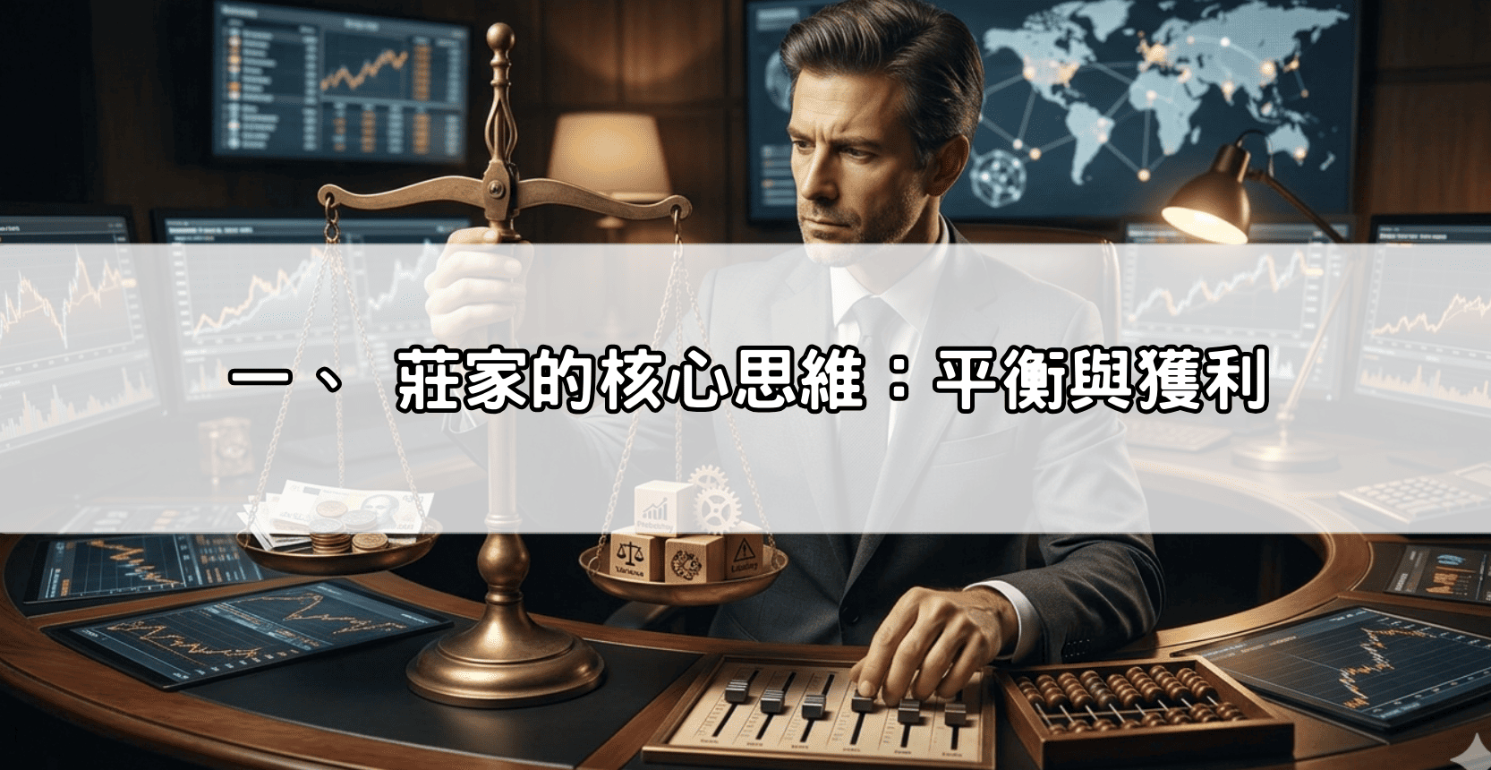一、 莊家的核心思維:平衡與獲利